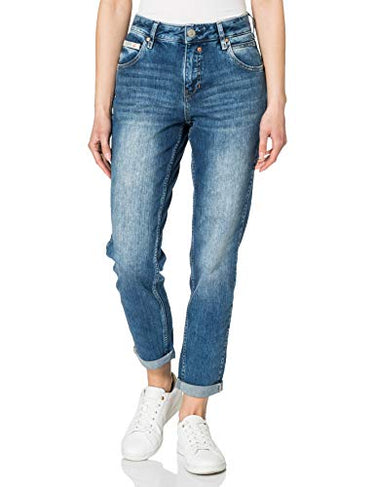 Herrlicher Damen Touch HI Conic Recycled Denim Jeans, Retro Marvel 869, W25/L30 im Sale